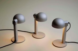 HAY’s Posto Table Lamp Joins Three Aluminum Parts With Two Hidden Screws