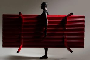 LAYER’s Ripple Dining Table Uses a Wavy Plywood Core to Cut Weight