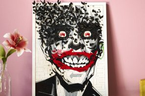 LEGO’s Joker Wall Art feels like a brilliantly psychotic Batman comic cover come to life