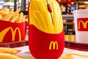 McDonald’s China turns old happy meal toys into a french fry-shaped wireless mouse
