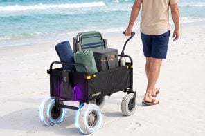 Meet the electric beach wagon with smart assist, remote control, and underglow