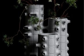 Neo-Brutalist Vases Look Like Tiny Towers, Even Without Flowers