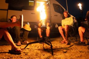 No Wood, No Ash, No Smoke: This Modular Propane Torch Turns Any Outdoor Space Into a Gathering Spot