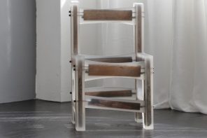 Old Chairs Get a Resin Shell Without Hiding Their Scars