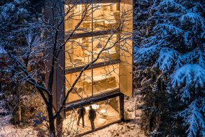 This Tiny Prague House Opens Like a Giant Wardrobe