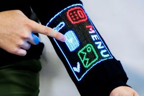 Your next touchscreen device will not be made from plastic, it will be woven into the sleeves